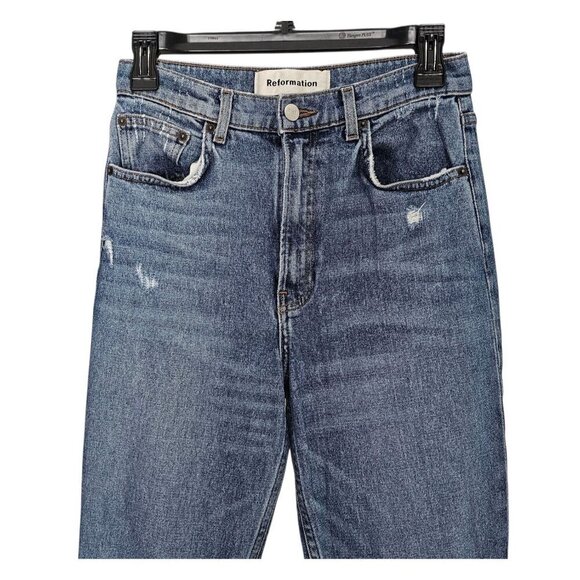 Women's - Reformation High Rise Hepburn Skinny Jeans, Size 26 - Picture 2 of 10